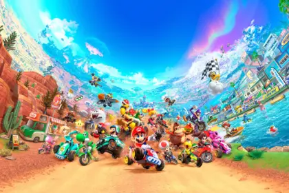 Mario Kart World Key Art