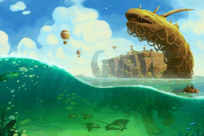 The Wandering Village Key Art