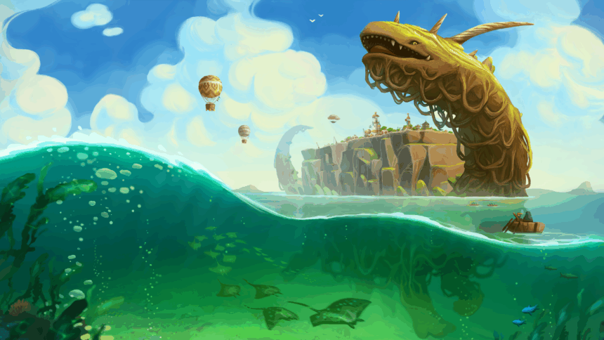The Wandering Village Key Art