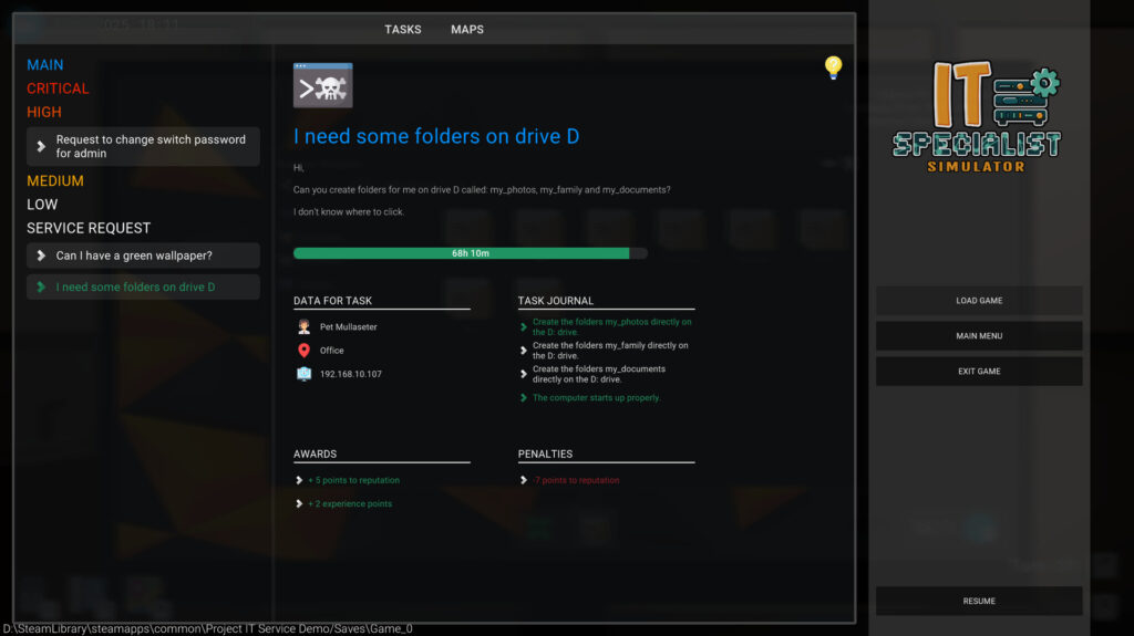 IT Specialist Simulator 8